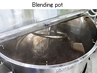 Blending pot