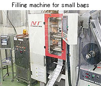 High-speed filling machine for small bags